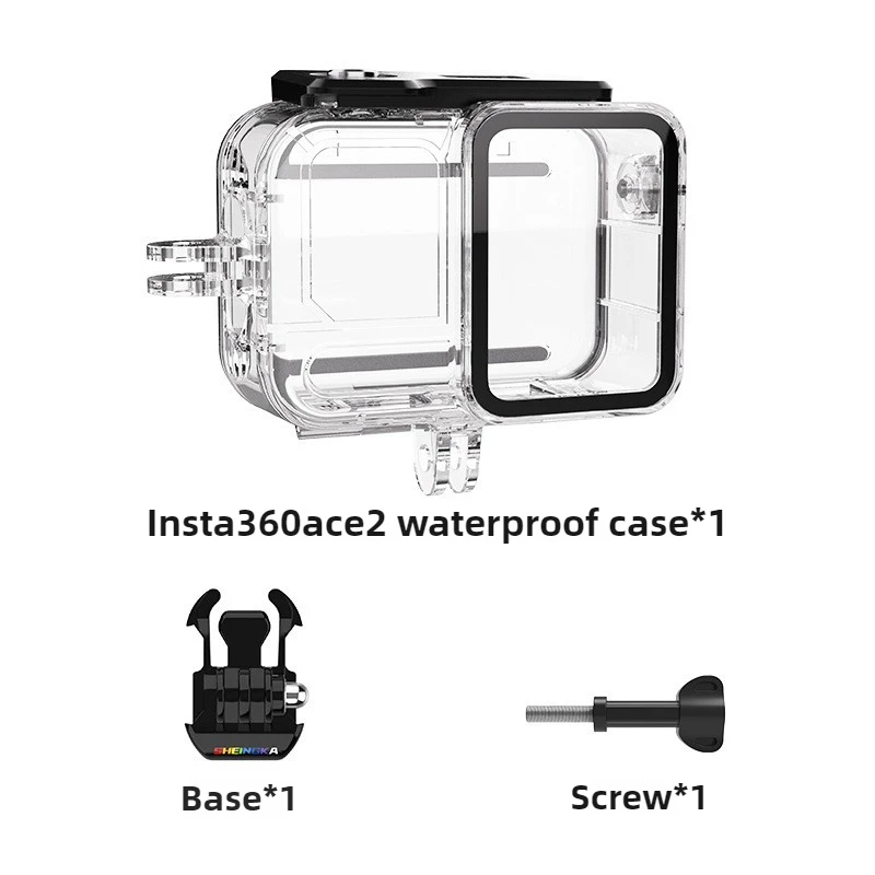 60M Dive Case Waterproof Housing For Insta360 Ace Pro 2 Protective Cover Shell For Insta360 Ace Pro 2 Sports Camera Accessorie