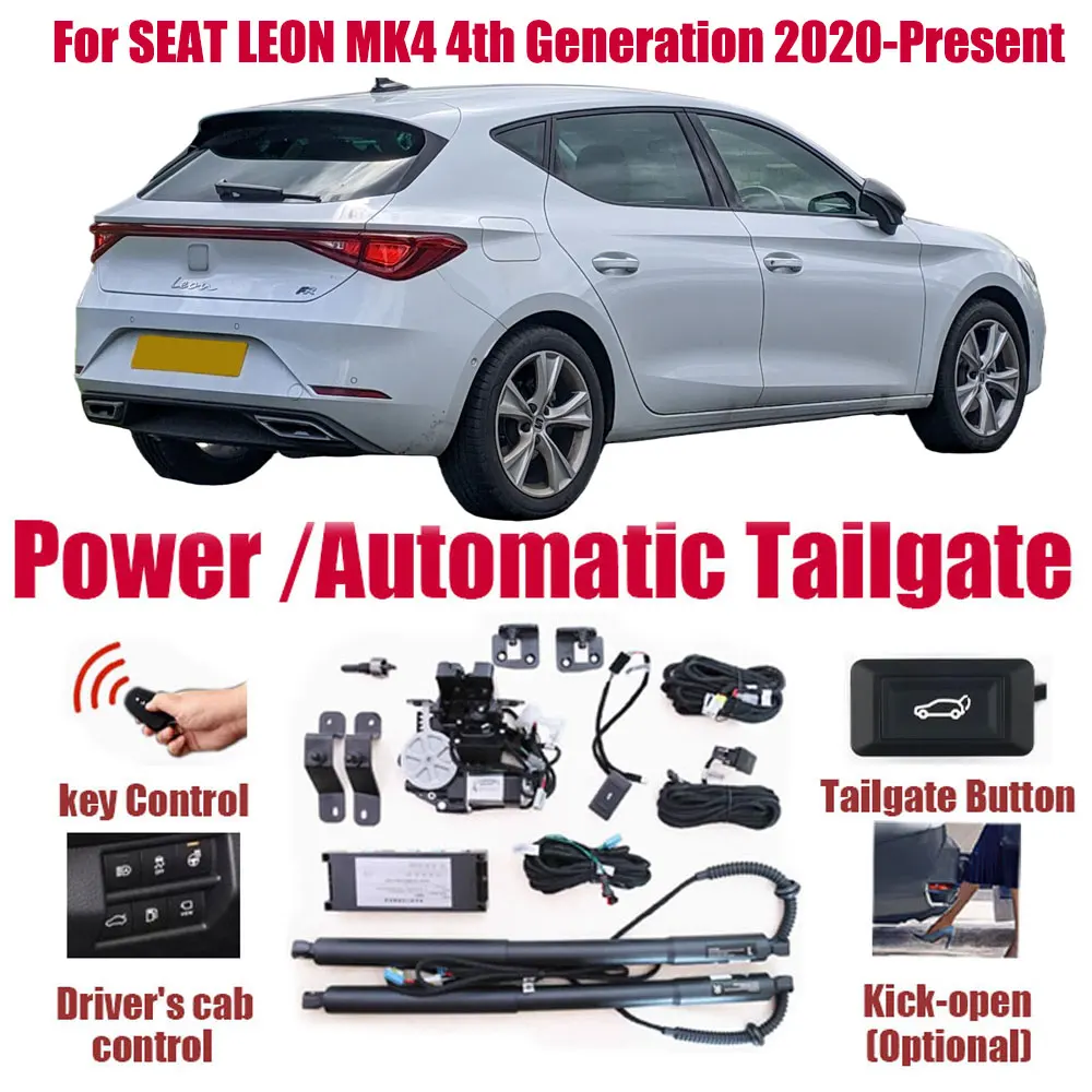 For SEAT LEON MK4 4th Generation 2020-Present Car Automatic Lifting kit Opening Trunk Intelligent Electric Lift Tailgate