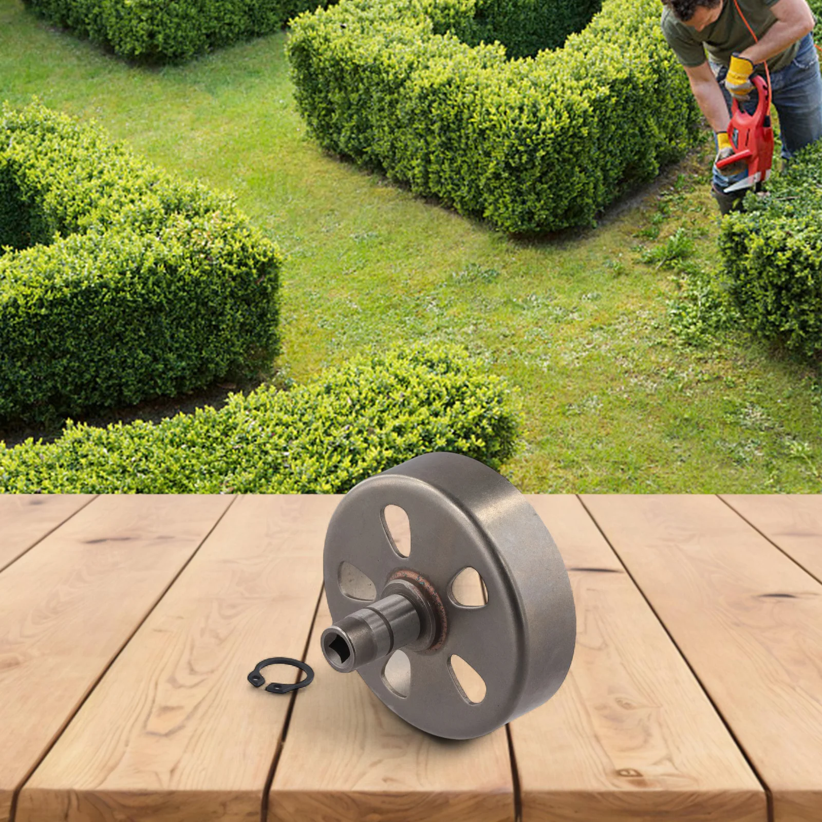Replacement Clutch Drum with CirClip 41491602902 for FS91 FS94 FS111 FS131 KM91 KM94 Garden and Landscaping Equipment