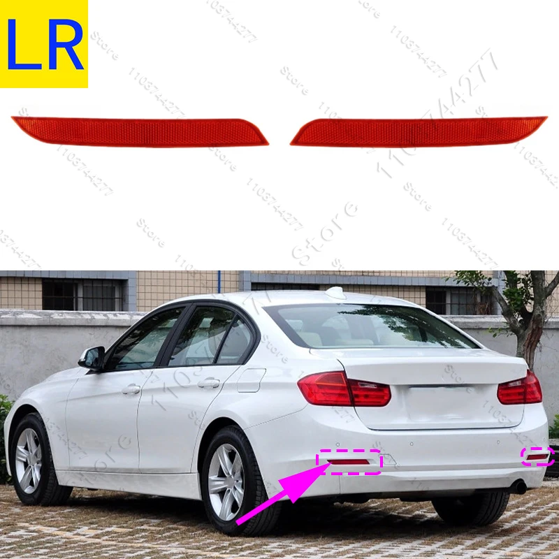 Für 2012–2016 BMW 320i 328i 335i 428i 435i, Hybrid 3 (F30 F32 F33) Heckstoßstangenreflektor-Warnlicht 63147301187 63147301188 – Detail 9