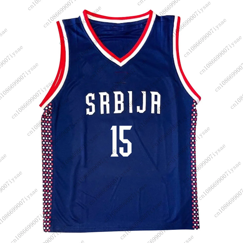 24-25 SRB Men's Basketball  Jokic Player Elite Jersey New Arrival Match Jersey Summer  Basketball Game Uniform For Adult&kid