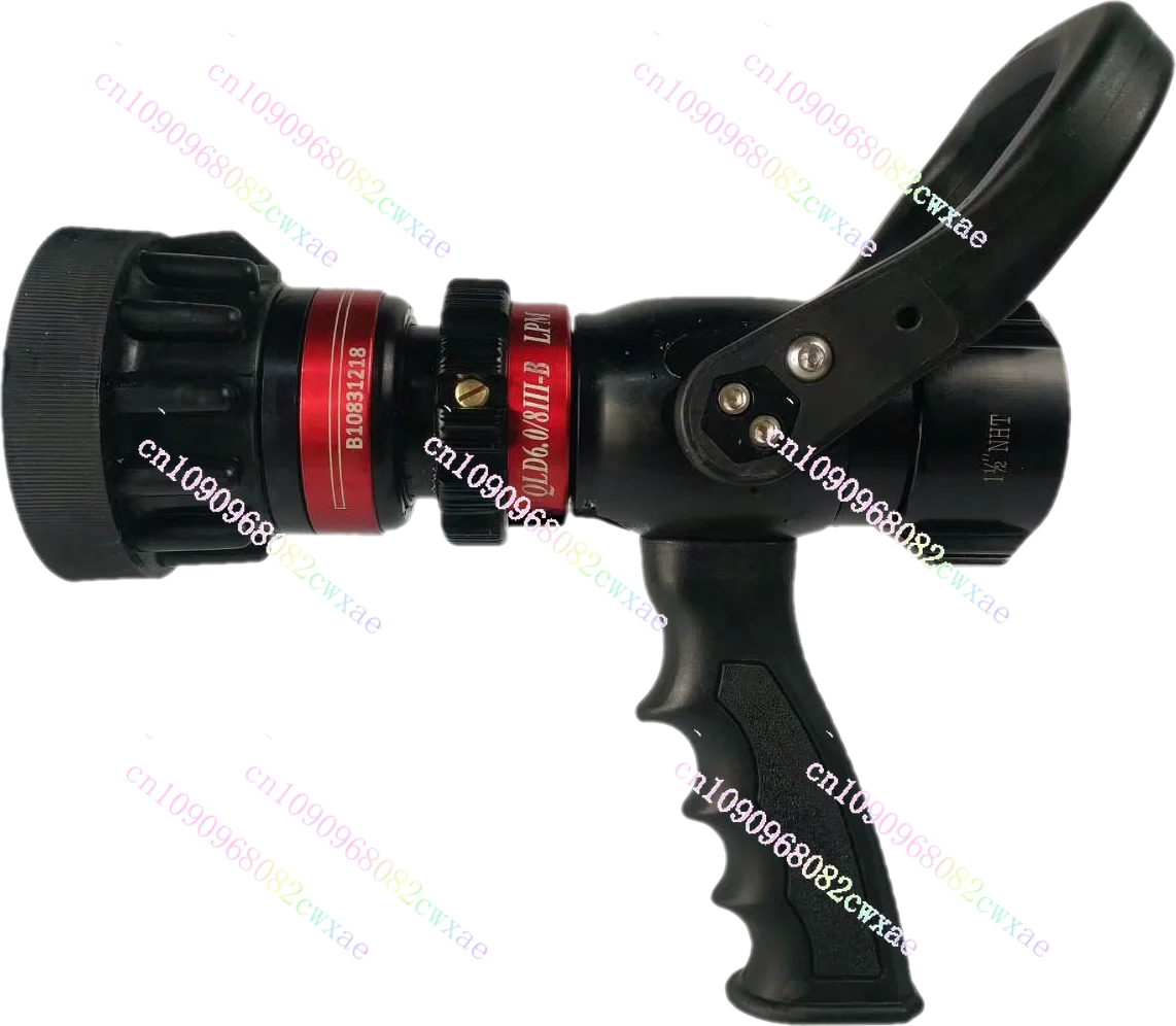 High quality Red black Colour Selectable Flow Pistol Grip Jet Spray Fire Hose Nozzle Storz 1.5' 2' 2.5' with  or NH couplings