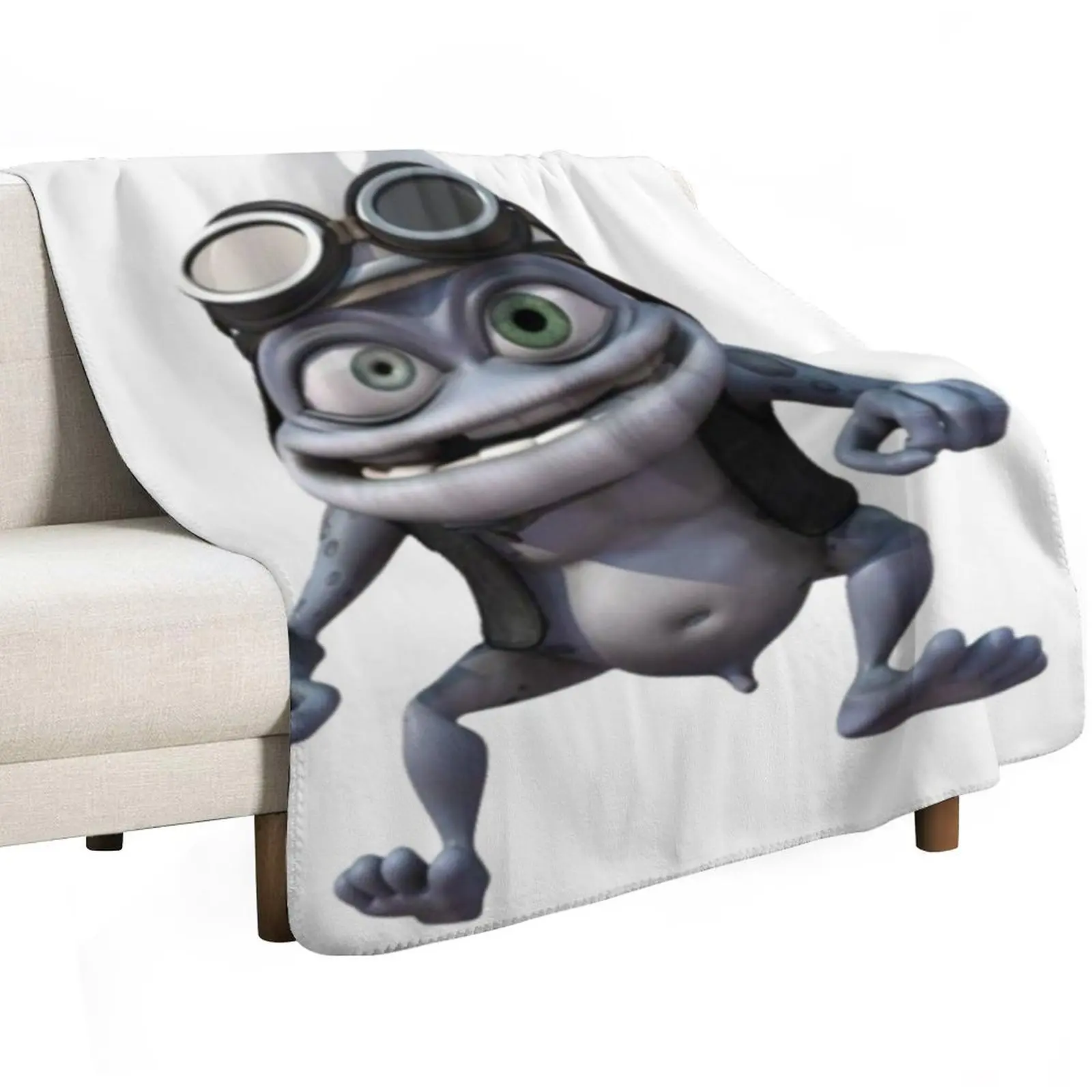Crazy Frog Throw Blanket Thin Single Weighted Sofa Throw Decorative Sofas Plaid on the sofa Blankets