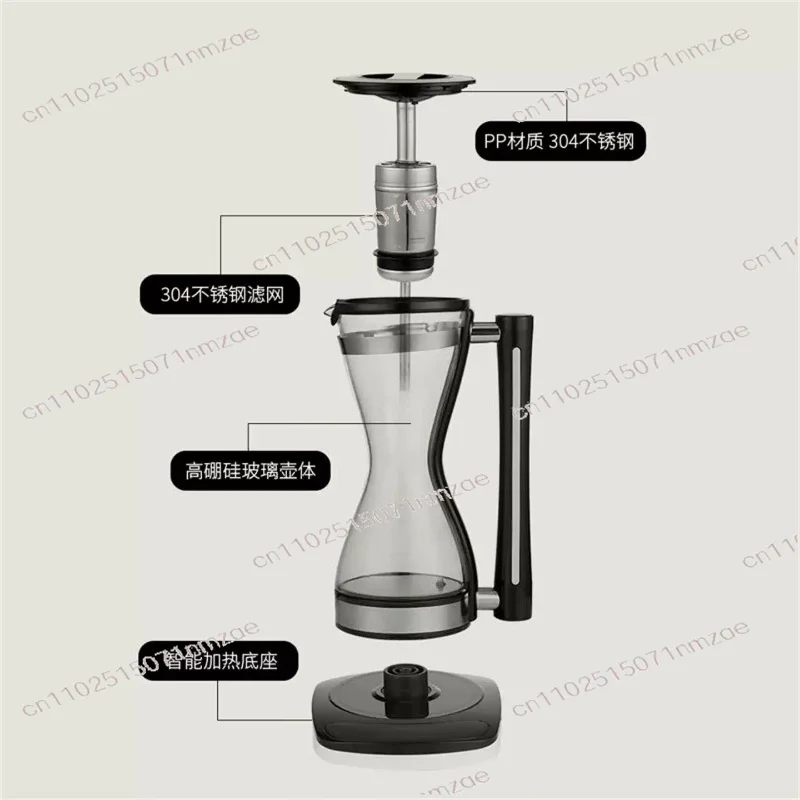 Heating Base Office Coffee Machine 220V Electric Siphon Pot For Home Use Hand Brewed Coffee Pot