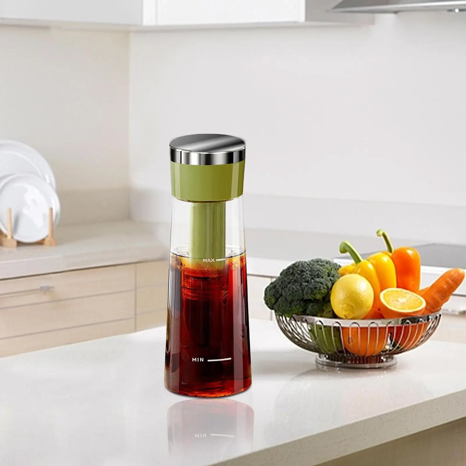 

Glass Cold Brew Pitcher Cold Brew Container 750ml Portable Water Pot Iced Coffee Pitcher For Home Daily Use Family Workplace Men
