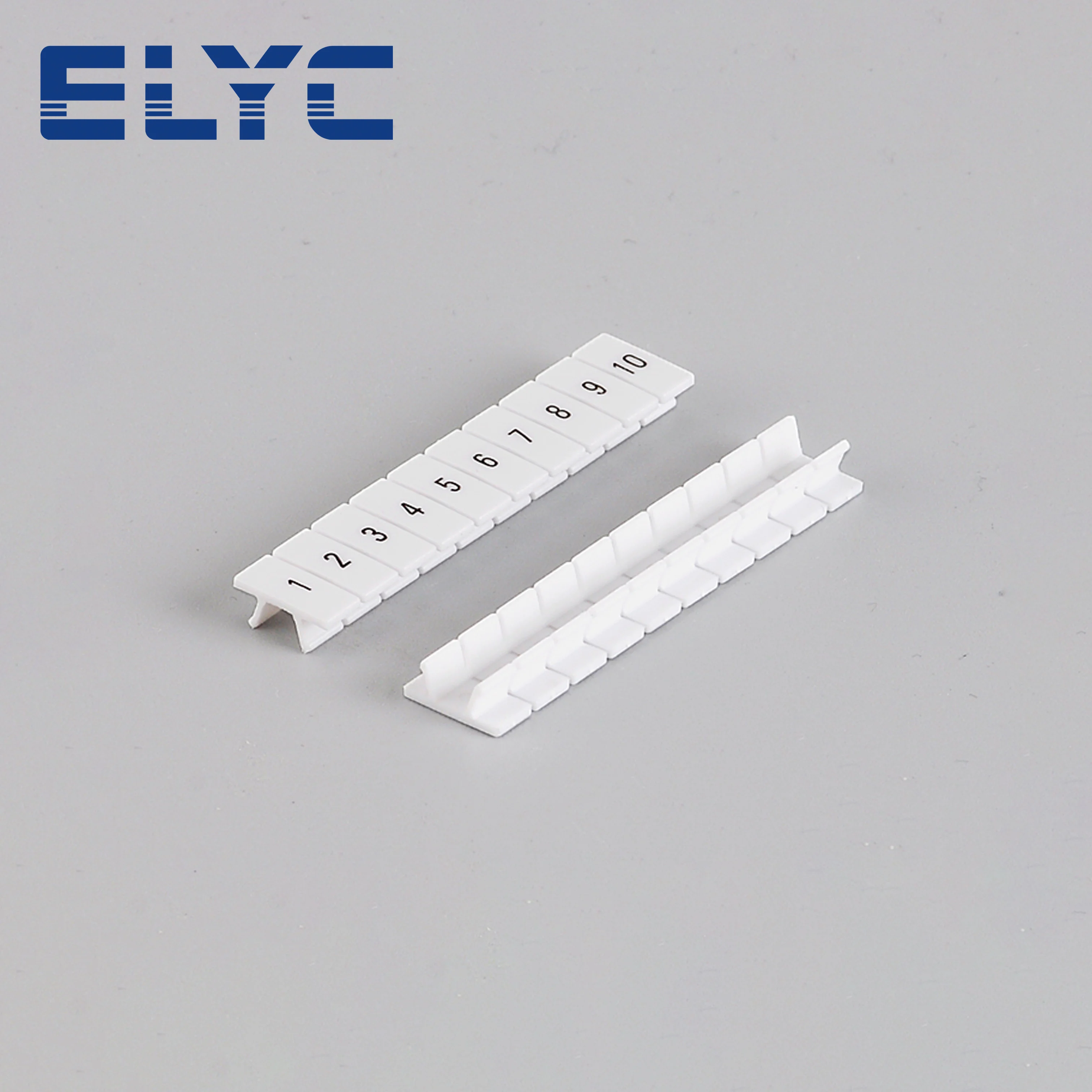 100Pcs ZB5 Label For UK3N UKK3 PT2.5 ST2.5 Standard Number Blank ZB 5 DIN Rail Terminal Block Accessories Zack Marker Strips