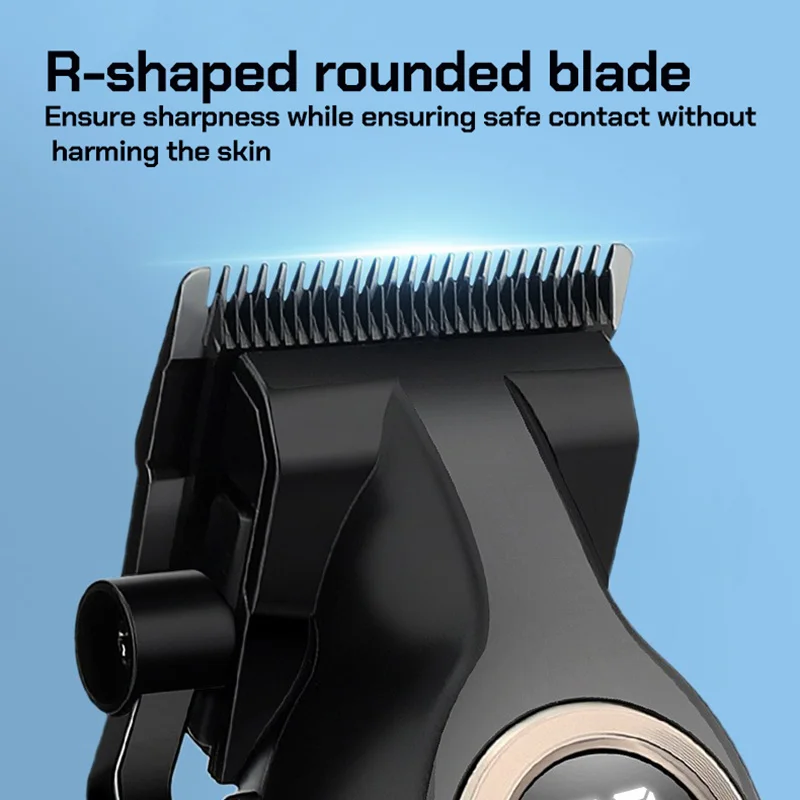 المهنية مقص الشعر الكهربائية N8886 الرجال مجموعة LCD المنزل عالية الطاقة صالون حلاقة رئيس خاص الحلاقة الشعر التشذيب المقص #4