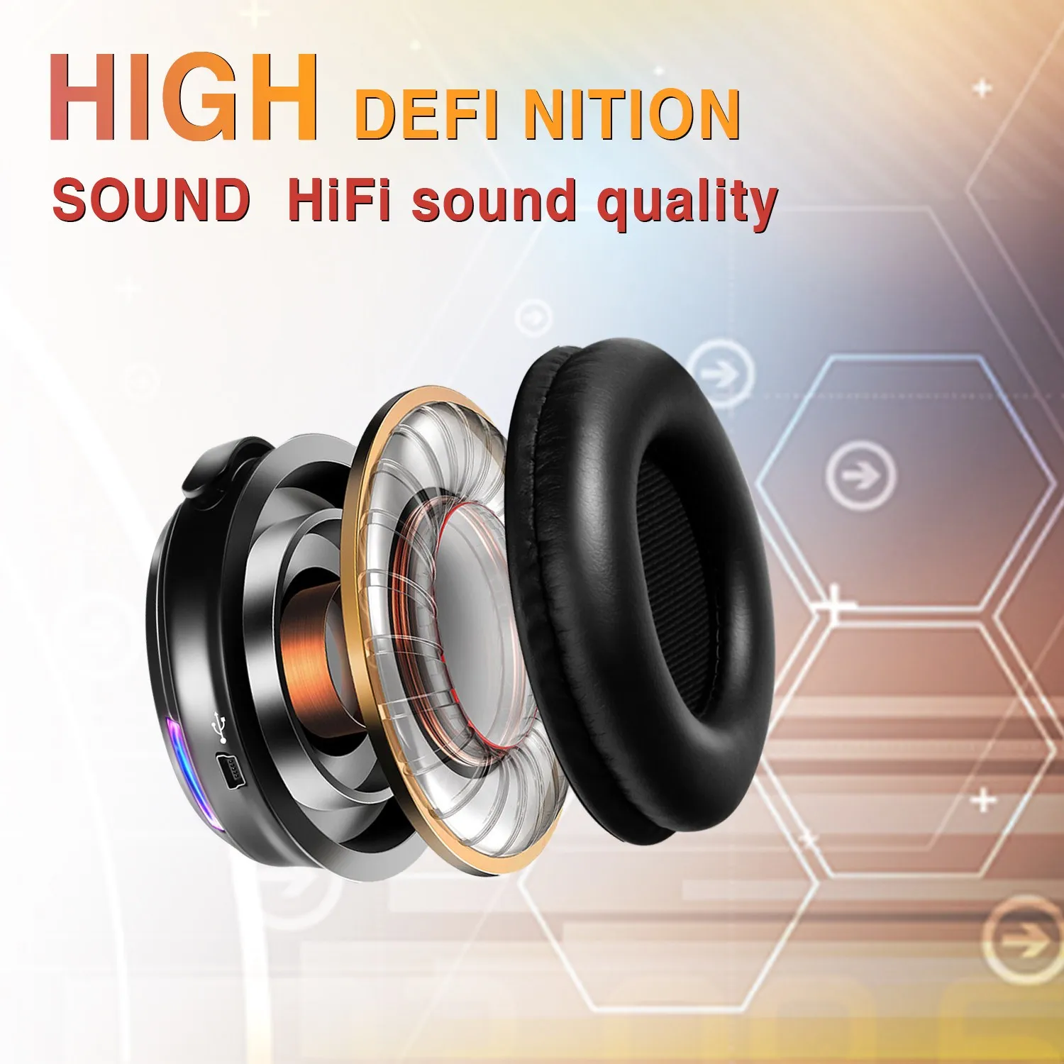 Silent Disco Headphones - LED Light Sound System Wireless Headphones 30pcs Receivers LOGO Accept