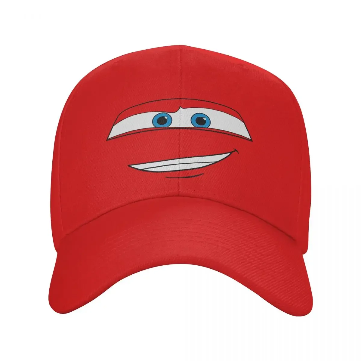 

Cars Lightning McQueen Big Face Baseball Caps Unisex Fashion Sun Caps Hat Adjustable Snapback Caps Sun Hats Summer Hat