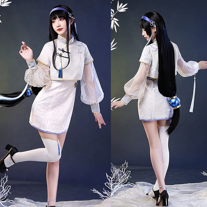 

The Honor of King cos Xishi White Новый китайский классический Hanfu Daily Cheongsam Косплей Женский костюм A