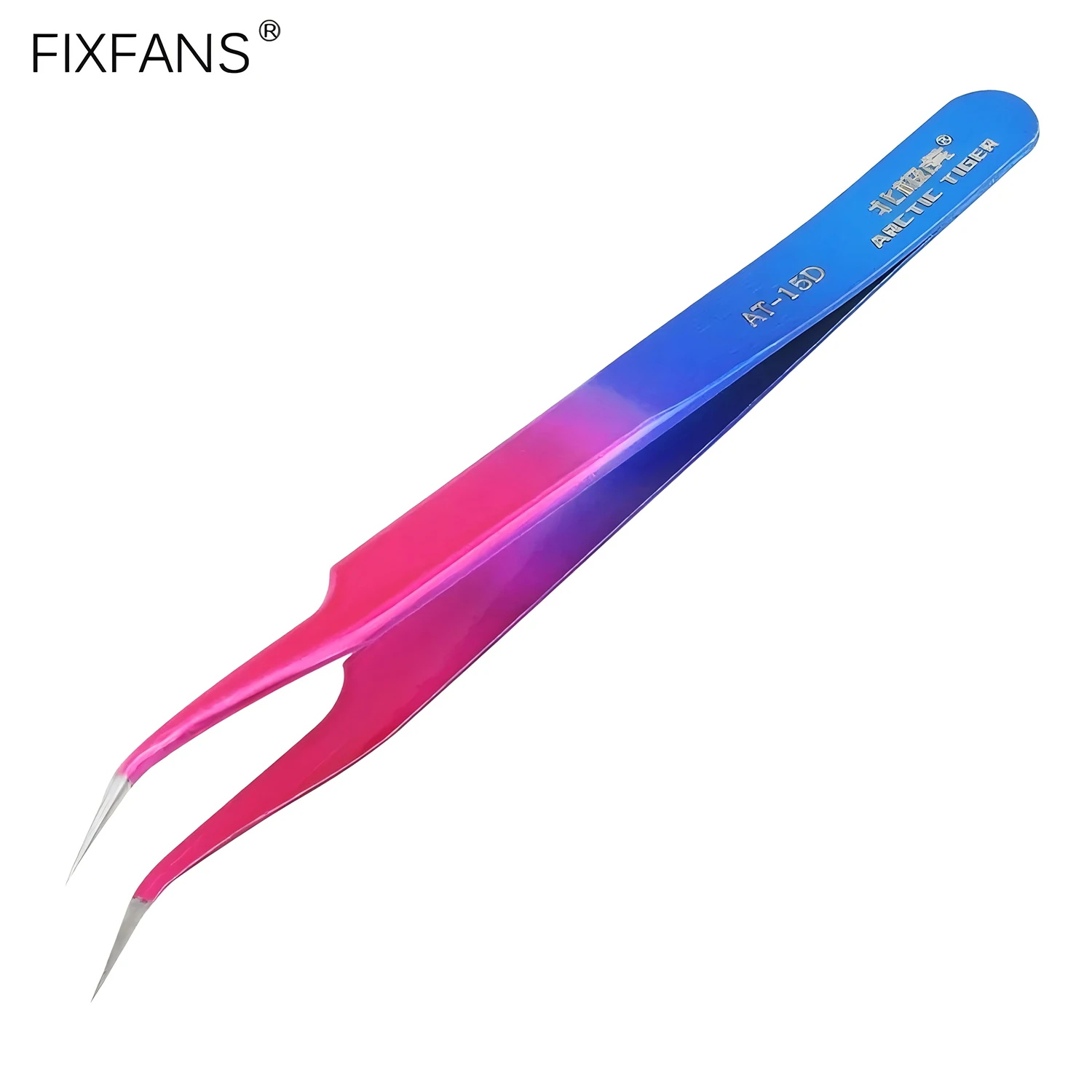 FIXFANS Professionele Gebogen Pincet Anti-Statische Rvs Precisie Wees Pincet voor Wimper Extension Telefoon Reparatie