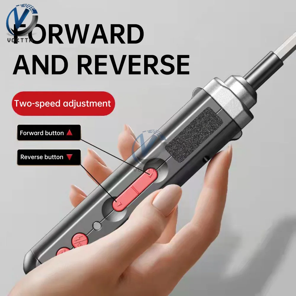 Mini Cordless Electric Screwdriver USB Rechargeable Power Drill Bits Electric Drill Screwdrivers Engraving Machine Rotary Tool