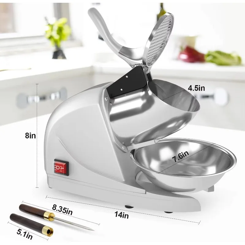 Высокое качество, простая в использовании машина для дробления льда, машина для коммерческого использования, машина для разбивания снежных конусов, машина для разрушения льда