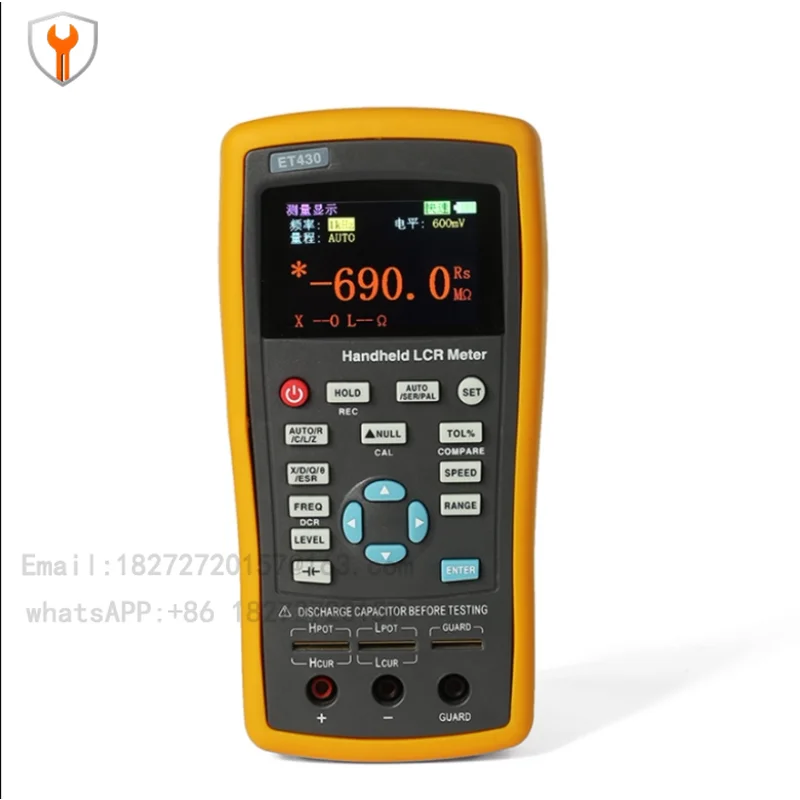 Handheld, Digital Bridge ET430/ET431/ET432 Capacitance Inductance Resistance Component Tester