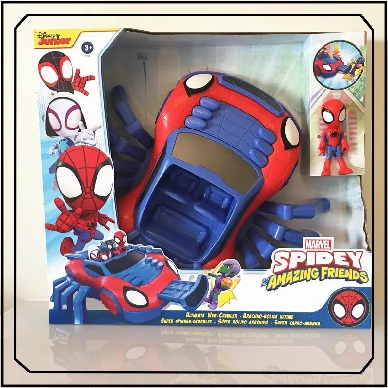 

Spider-Man Action Figure Cute Q-version Creativity Anime Figures Desktop Ornament Brand New Genuine
