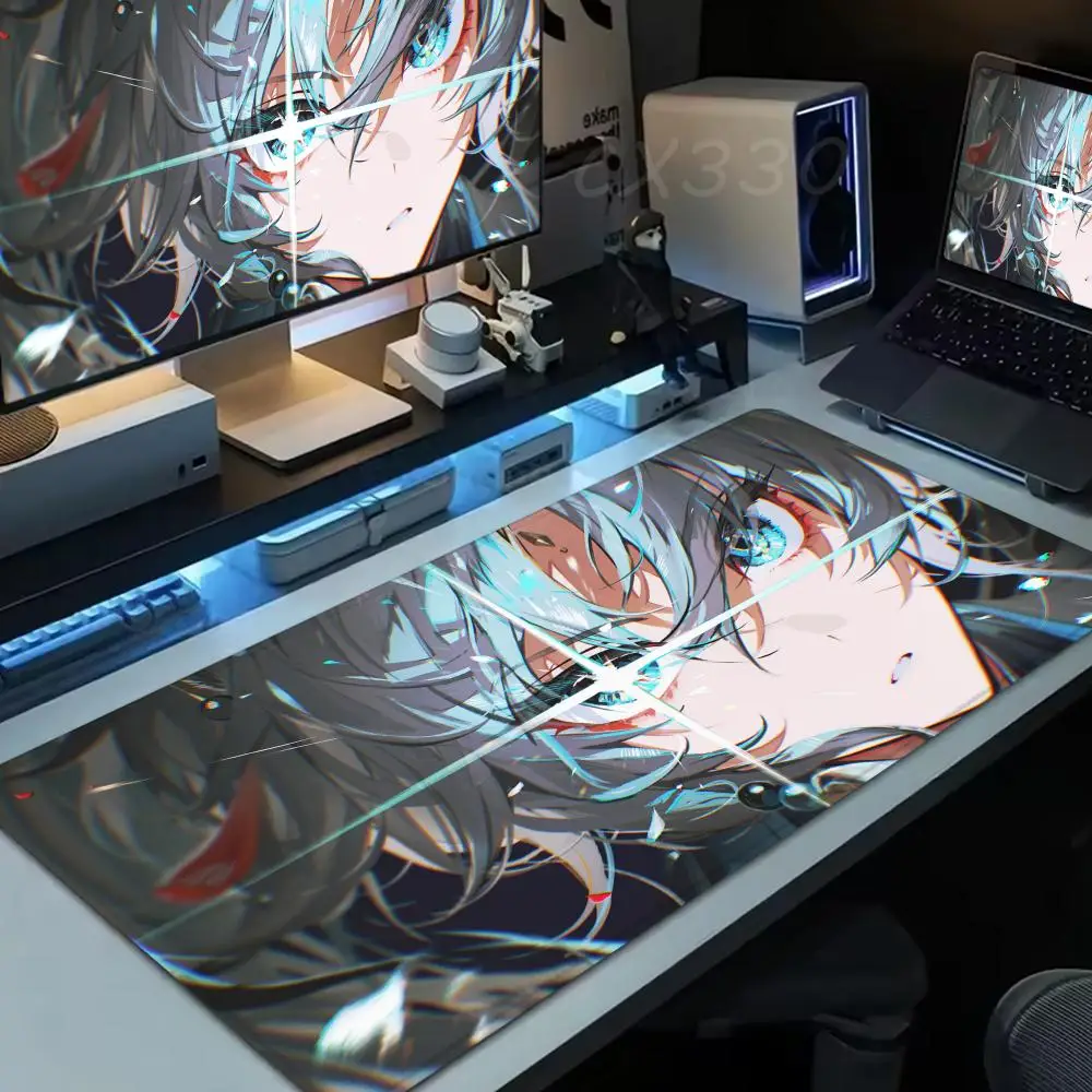 

Honkai Star Rail Firefly Mouse Pad Large Computer Mousepad Office 1000x500mm XXL Pc Gamer Non-slip Rubber Keyboard Deskmat