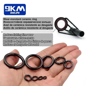 طقم إصلاح طرف دليل قضيب الصيد ، 24 ~ 230 قطعة ، دليل بناء قضيب ، حلقة سيراميك من الفولاذ المقاوم للصدأ ، صندوق صيد المياه العذبة والمياه المالحة أفضل 10 طقم لإصلاح صنارة الصيد مبيعا - رقم 6