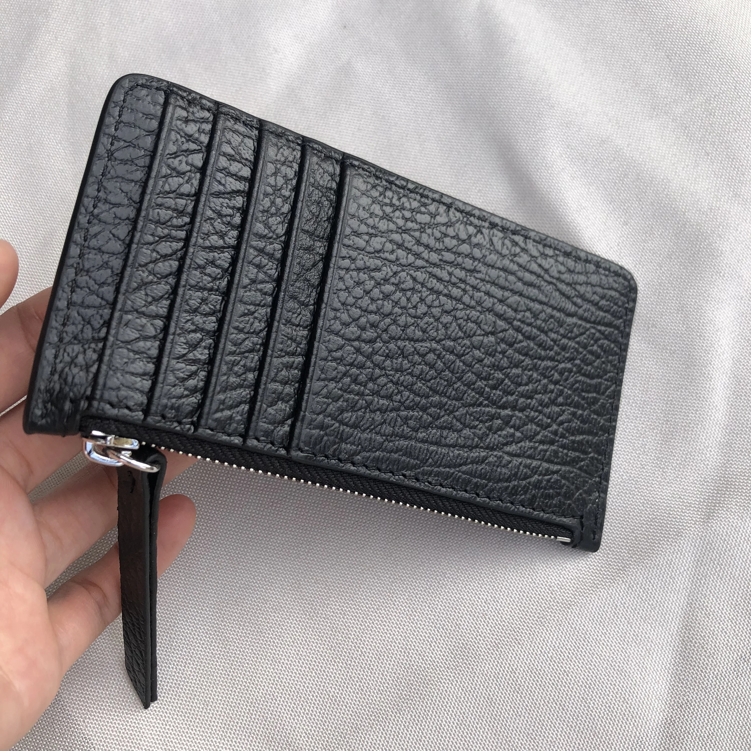 M Unisex Four-corner stitching simple commuter coin purse card holder