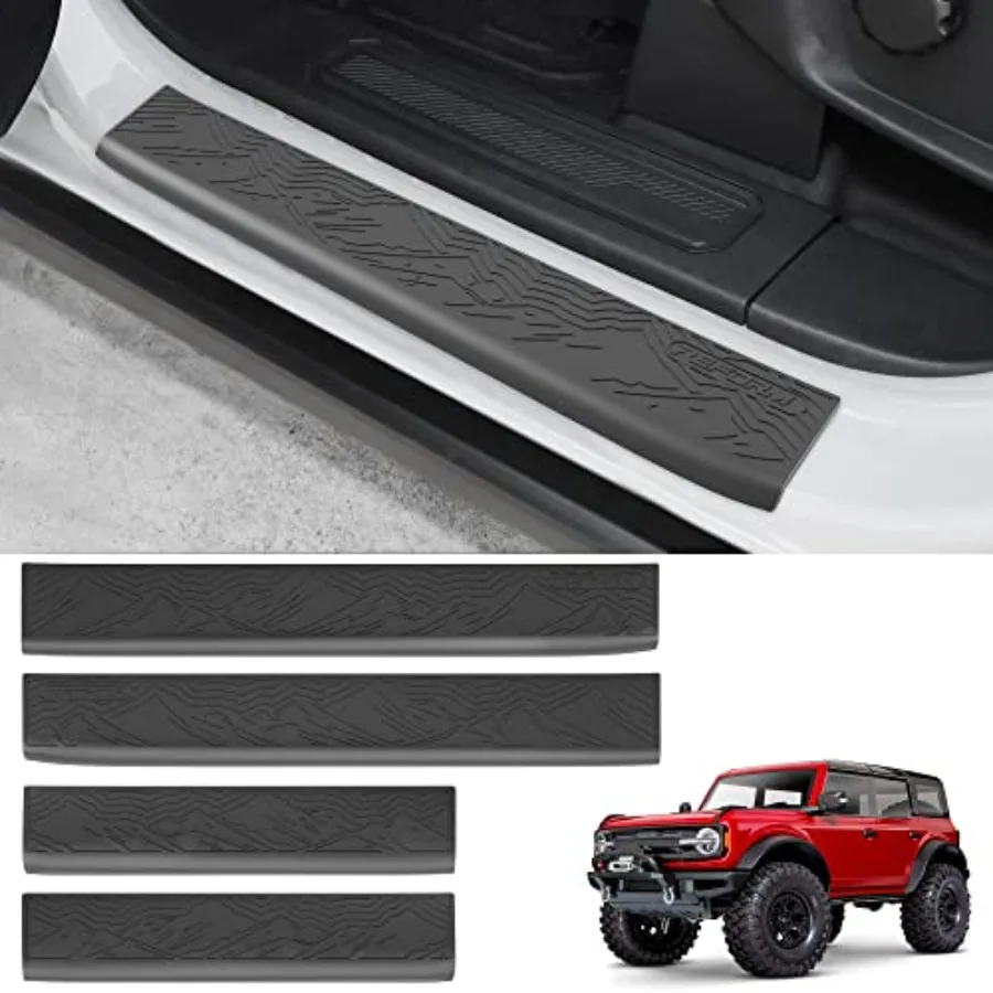 

Sill Guards Protectors Compatible with 0 03 0 01 d, PCS TPE Solid Edge Entry Cover Interior Accessories