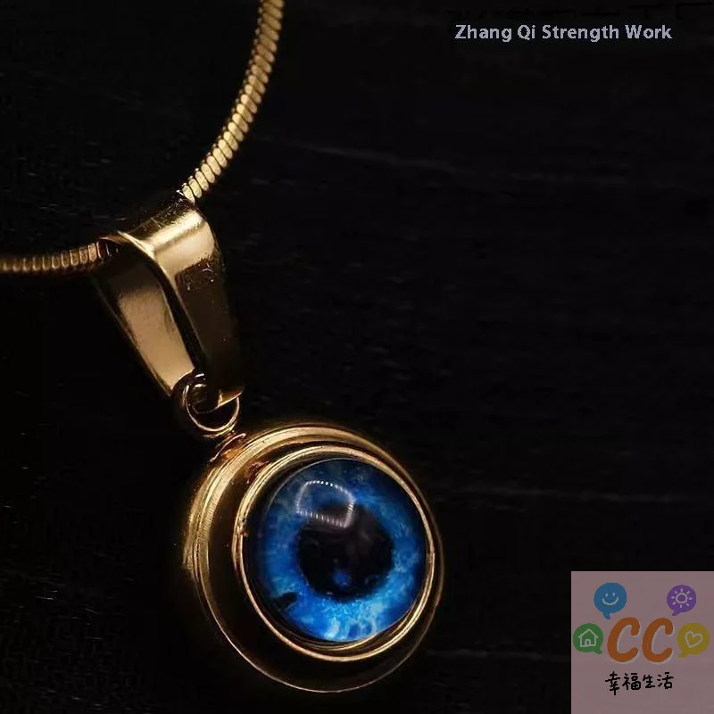 สร้อยคอแฟชั่น HUA HUA สำหรับผู้หญิง สไตล์มินิมอล คลาสสิก จี้ตาสีฟ้าแบบตุรกี สร้อยคอโชคเกอร์ สร้อยคอคลาวิเคิล เครื่องประดับนำโชค ของขวัญ