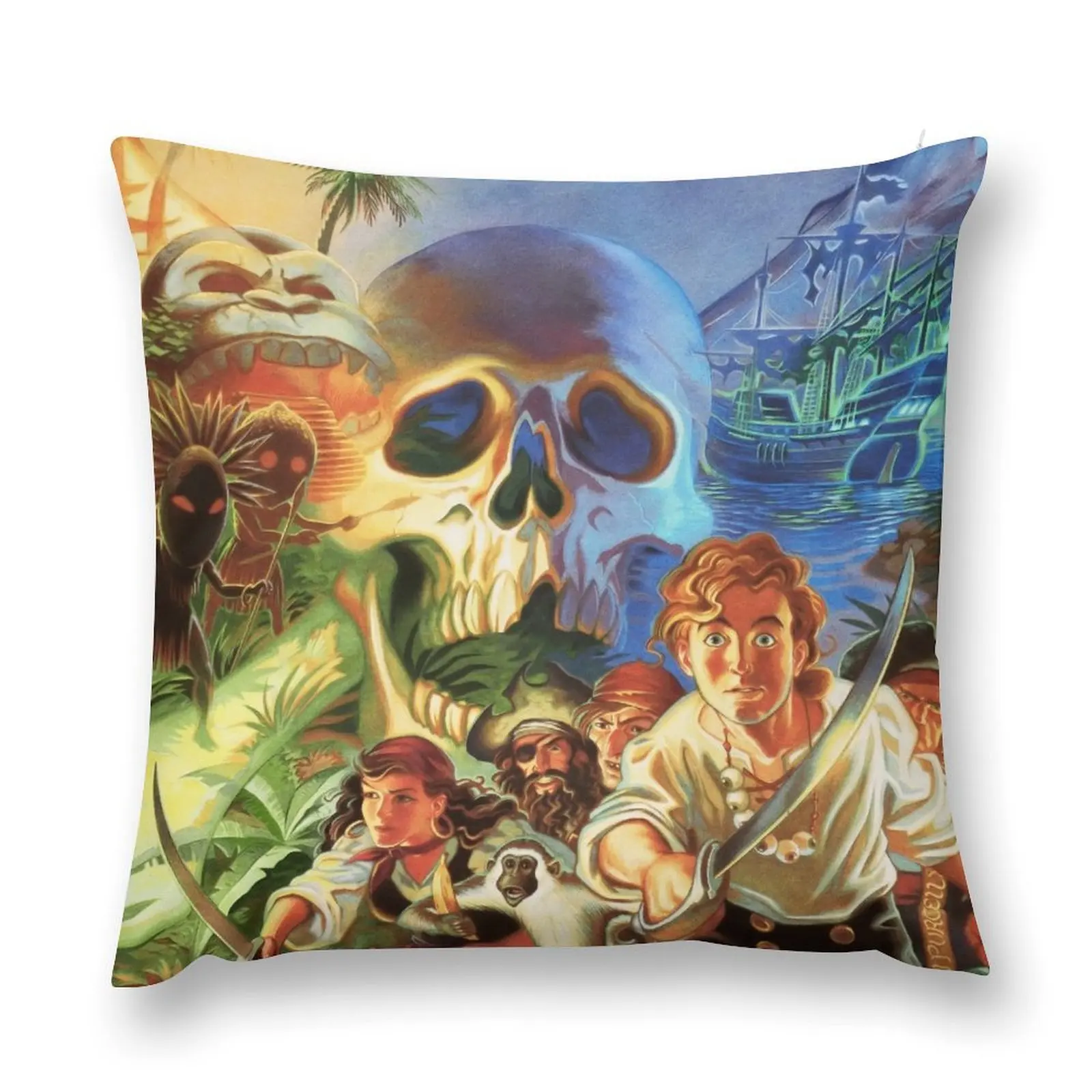 

The Secret of Monkey Island 1 (High Contrast) Throw Pillow Pillow Decor Cushions For Sofa christmas ornaments 2025 pillow