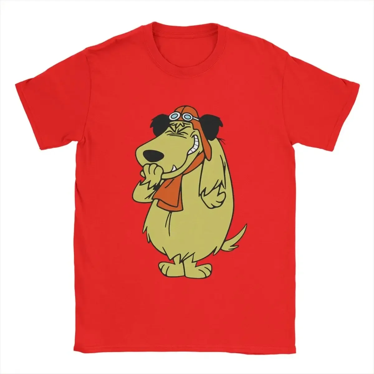 Muttley Wacky Races Men T-Shirt Cartoon Funny Cotton Tees O Neck Short Sleeve T Shirts Casual Men Women Clothing