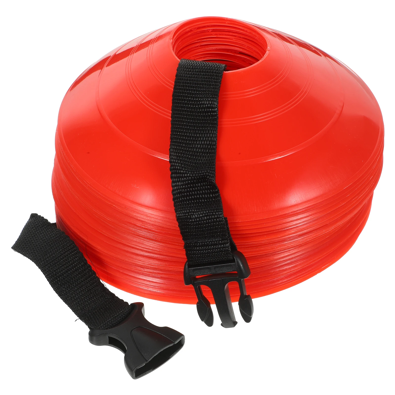 

1 set Soccer 22g Red Agility Cones Set Cones Sports Portable Strap Football Basketball Practice Sports Accessories
