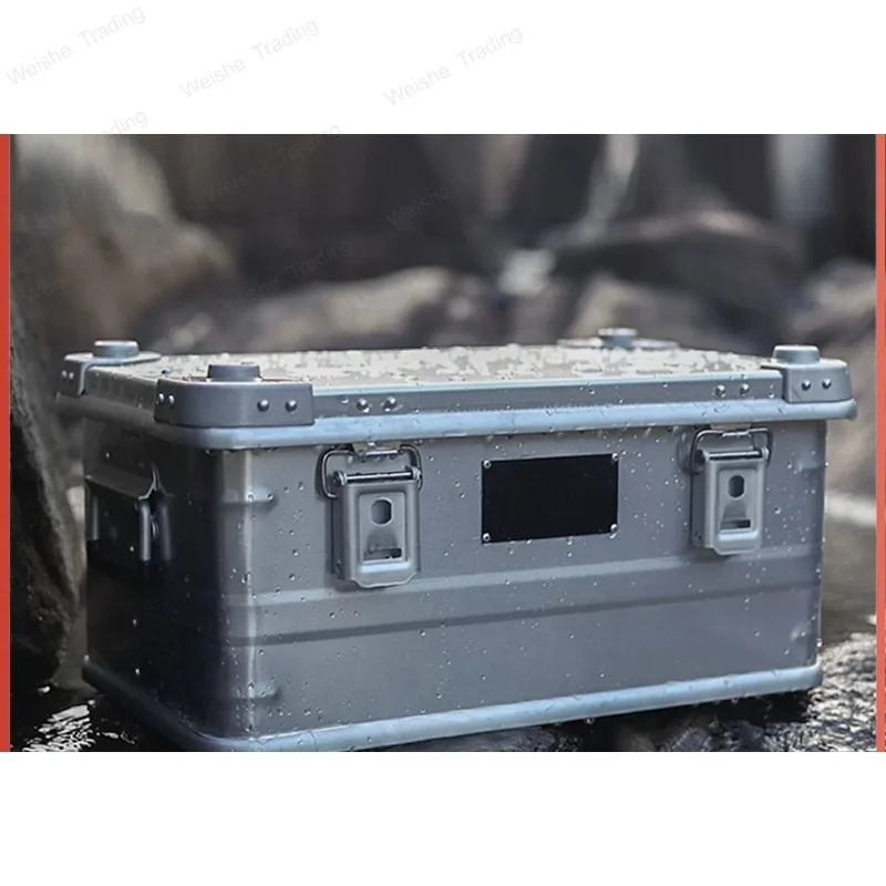 Aluminum-magnesium alloy, storage box, large-capacity car, on-board backup storage, rear finishing box