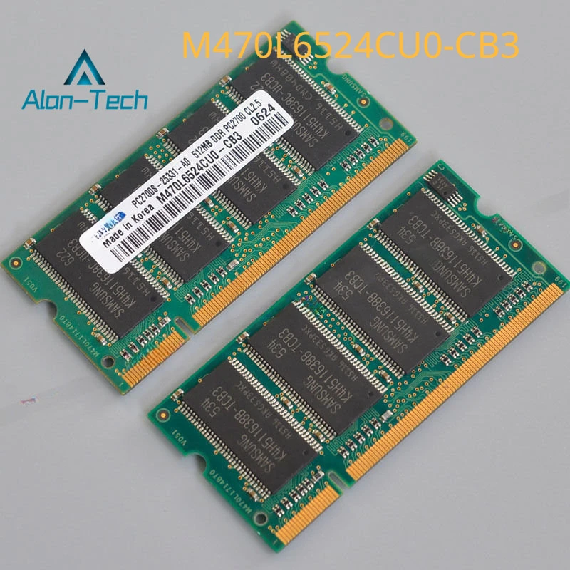 For Sam-sung PC2700S 25331-A0 512MB DDR CL2.5M470L6524CU0-CB3 Memory