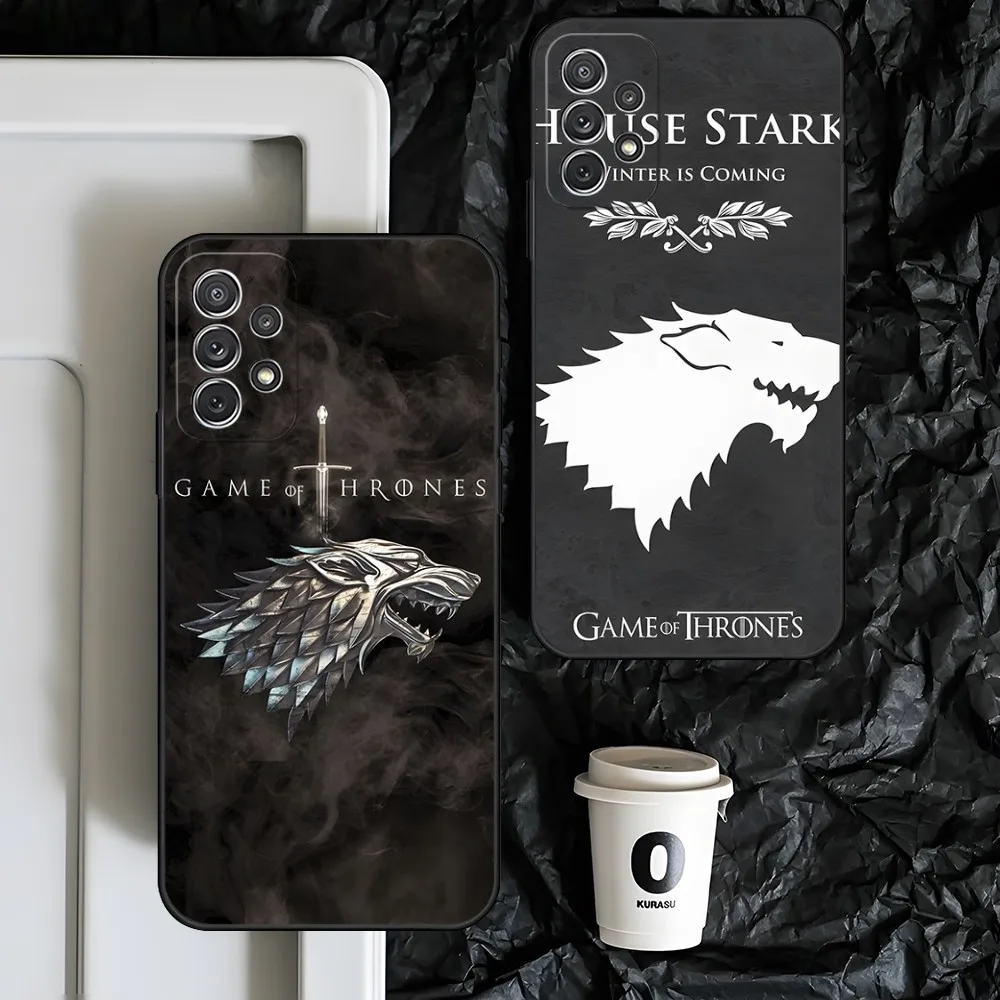 Winter Coming Stark Phone Case For Samsung 24 23 plus ultra S22 PRO S21 FE S20 S10 E Lite S8 S9 S30 5G Mobile Phone  Cases