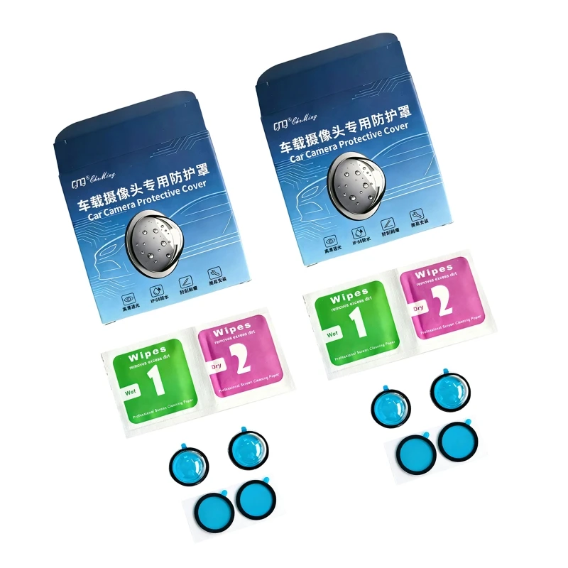 Clear Automotive Lens Guard Scratch Proof Cover Protector Enclosure For External Driving Cameras And Monitoring Devices