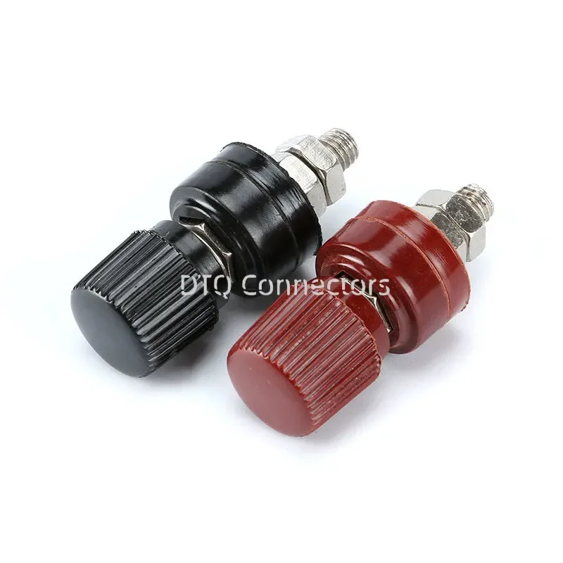 333 M6x32 Metal Power Terminal 6mm Banana Socket Post Thread Welding Inverter Power Connection Header Connector Terminal Header