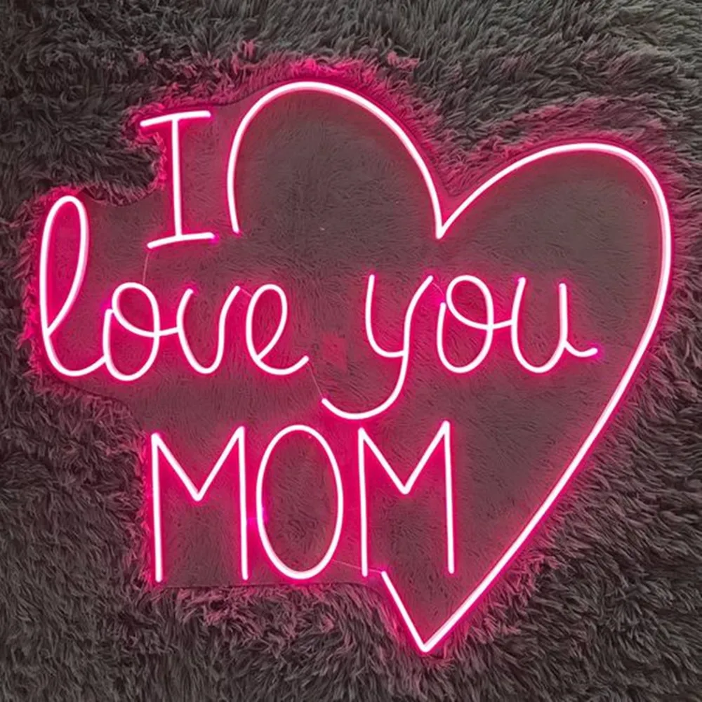 

Happy Mother Day Neon Sign Wall Decor, Eye-Catching, Birthday Party, Store Logo, Bar, Anime Neon Light, Best Gift