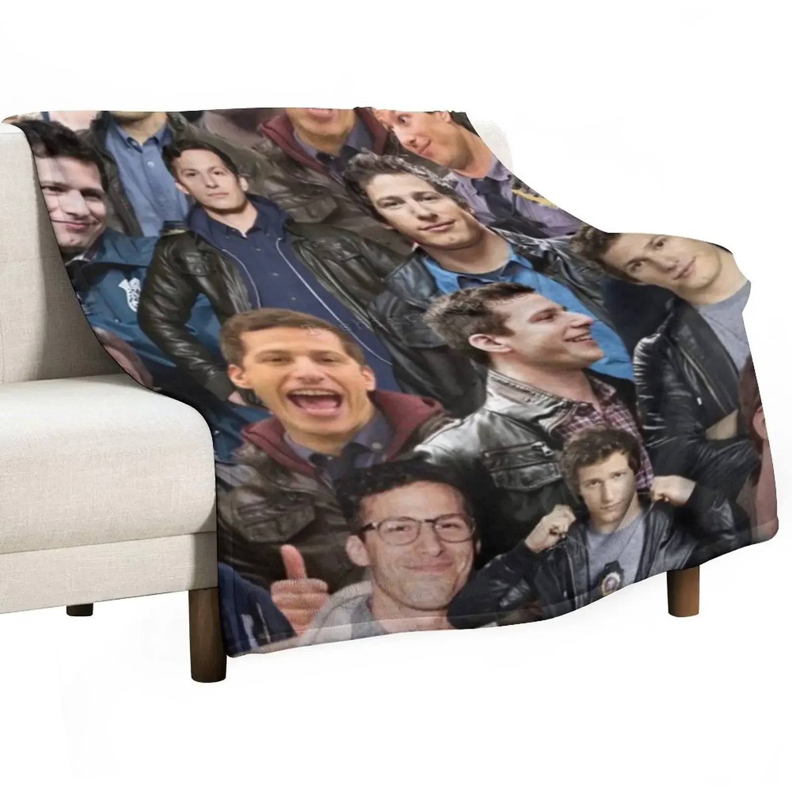 

jake peralta photo collage Throw Blanket Summer Sofa Blankets