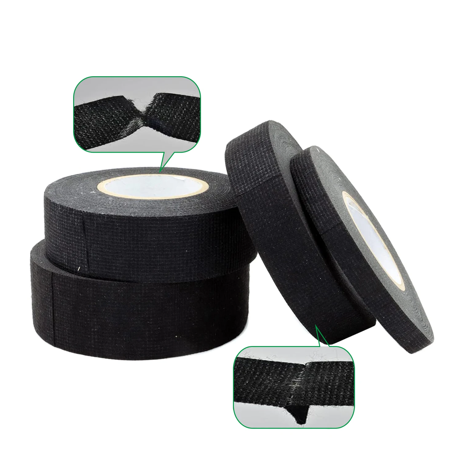 1pcs Heavy Duty Heat Resistant Cloth Tape , 10/15m Waterproof for Automotive & Electrical Insulation, Multi-Purpose Use