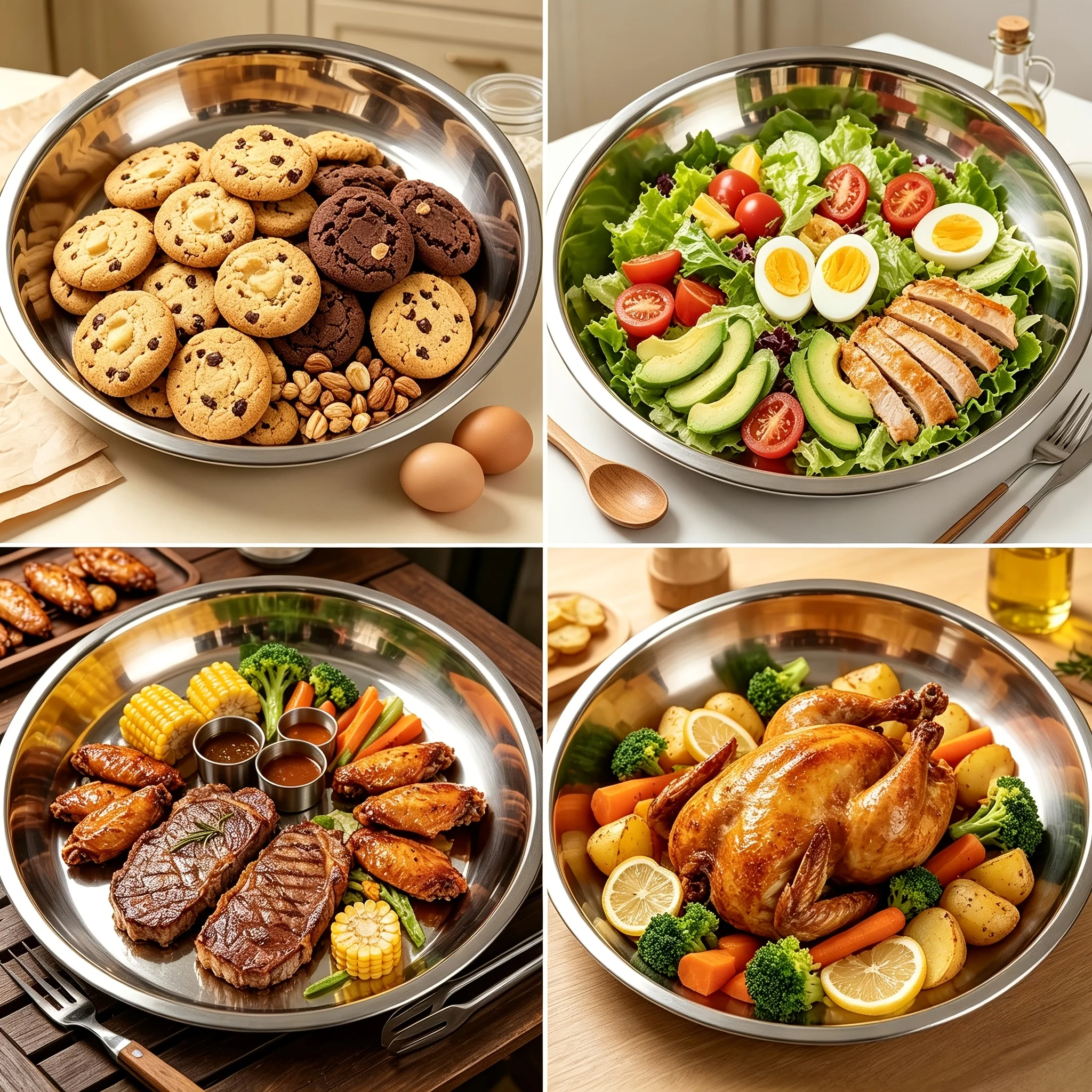 Extra-Thick Stainless Steel Ca - Cake Board Round 评论和价格