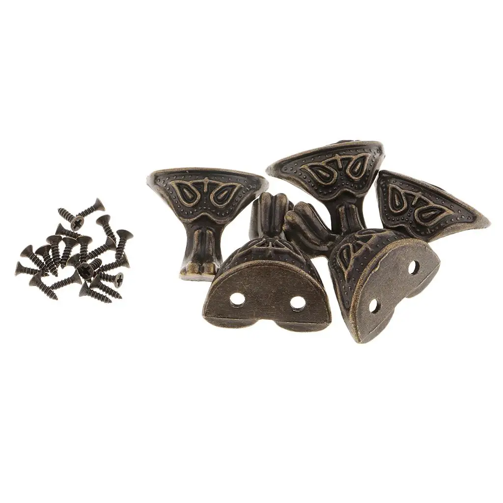 

5-ножки для мебели из цинкового сплава для шкатулки для ювелирных изделий, комода, стола