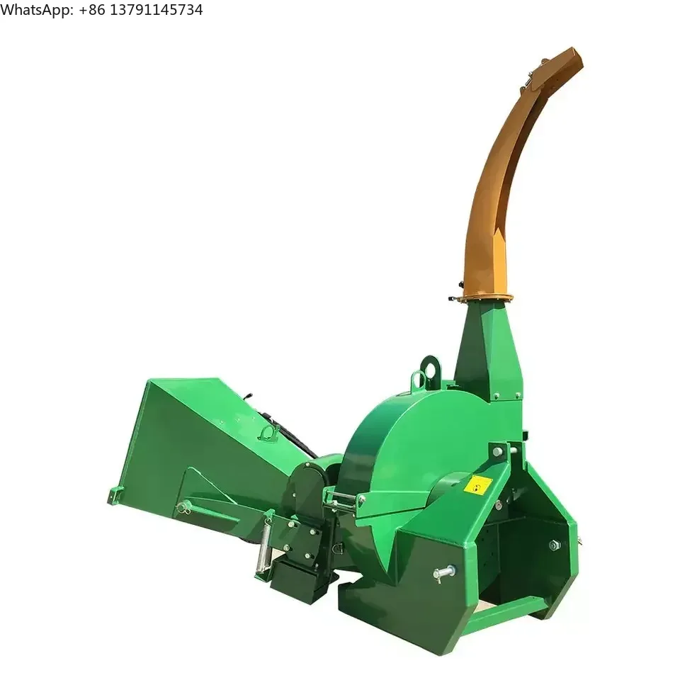 72 Tractor Pto Driven Wood Chipper Branch Logger Chipper With Hydraulic Feeding