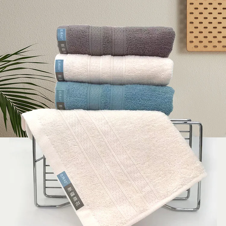 

Towel Home Textile Pure Cotton Household Adult Water Uptake Towel Embroidery Not Wool Simple Home Daily Pretty Practical