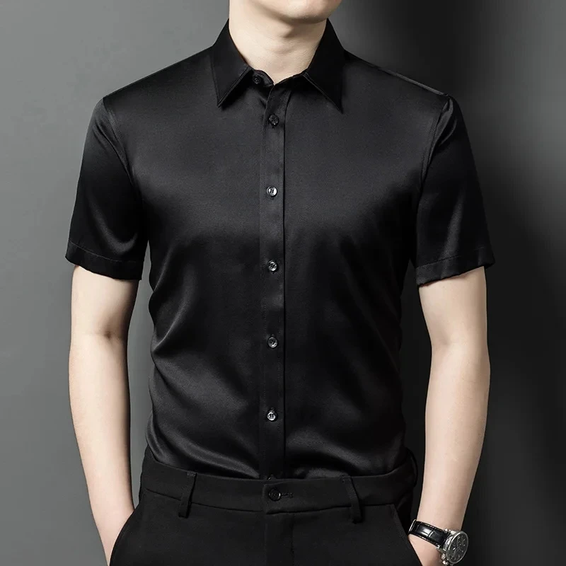 MQXQ39 camicie eleganti da uomo Business Wedding