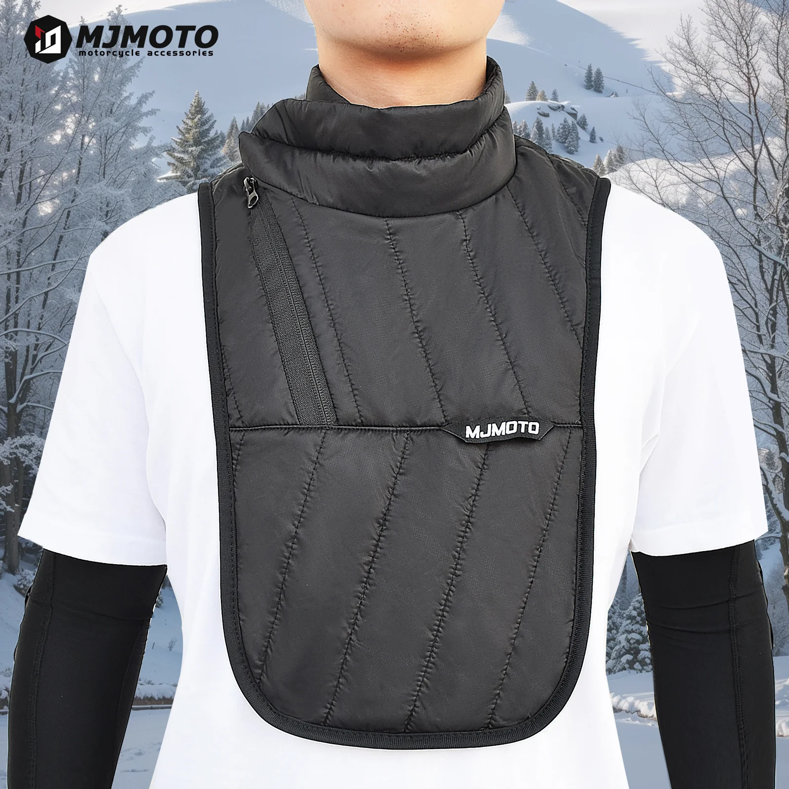 

Winter Motorcycle Neck Chest Warmer Scarf Mask For Men Women Motorbike Warm Scarf Balaclava Windproof Moto Neck Cloak Waterproof