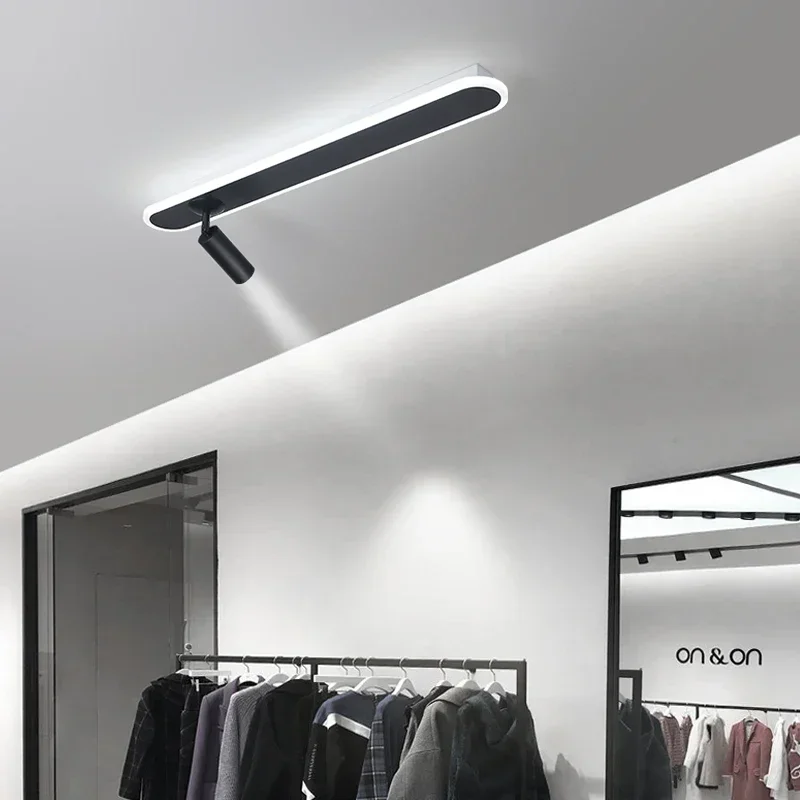 Lampadari a led con striscia bianca acrilica con faretto Nuova lampada da soffitto moderna per illuminazione interna del corridoio della cucina del soggiorno