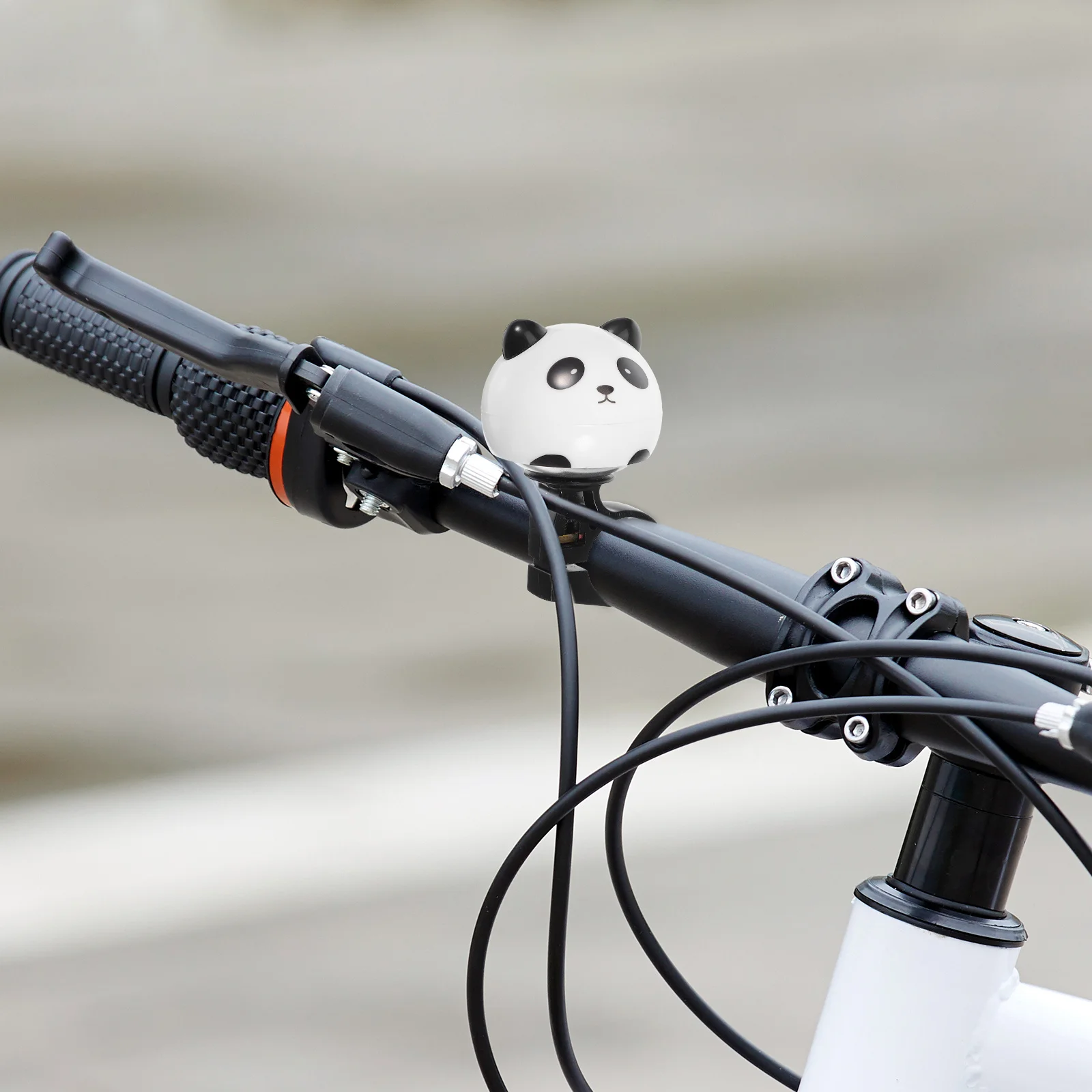 

3Pcs Loud Bike Bell Cartoon Panda Shape Handlebar Ringing Bell for Scooter Balance Bike 's Bells