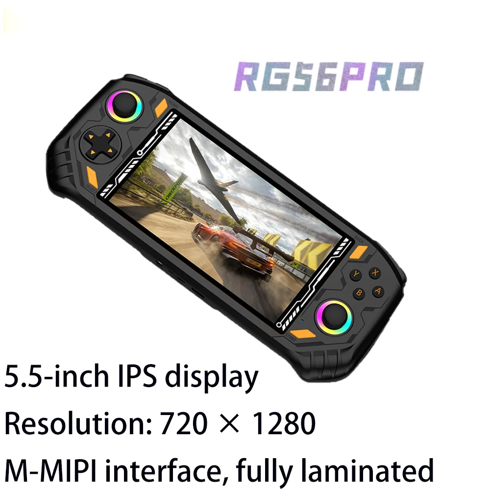 

Новинка: портативная игровая консоль RG56 Pro с мощным процессором, множеством встроенных ретро-игр PSP и аркадных игр, большой экран для захватывающего визуального опыта.