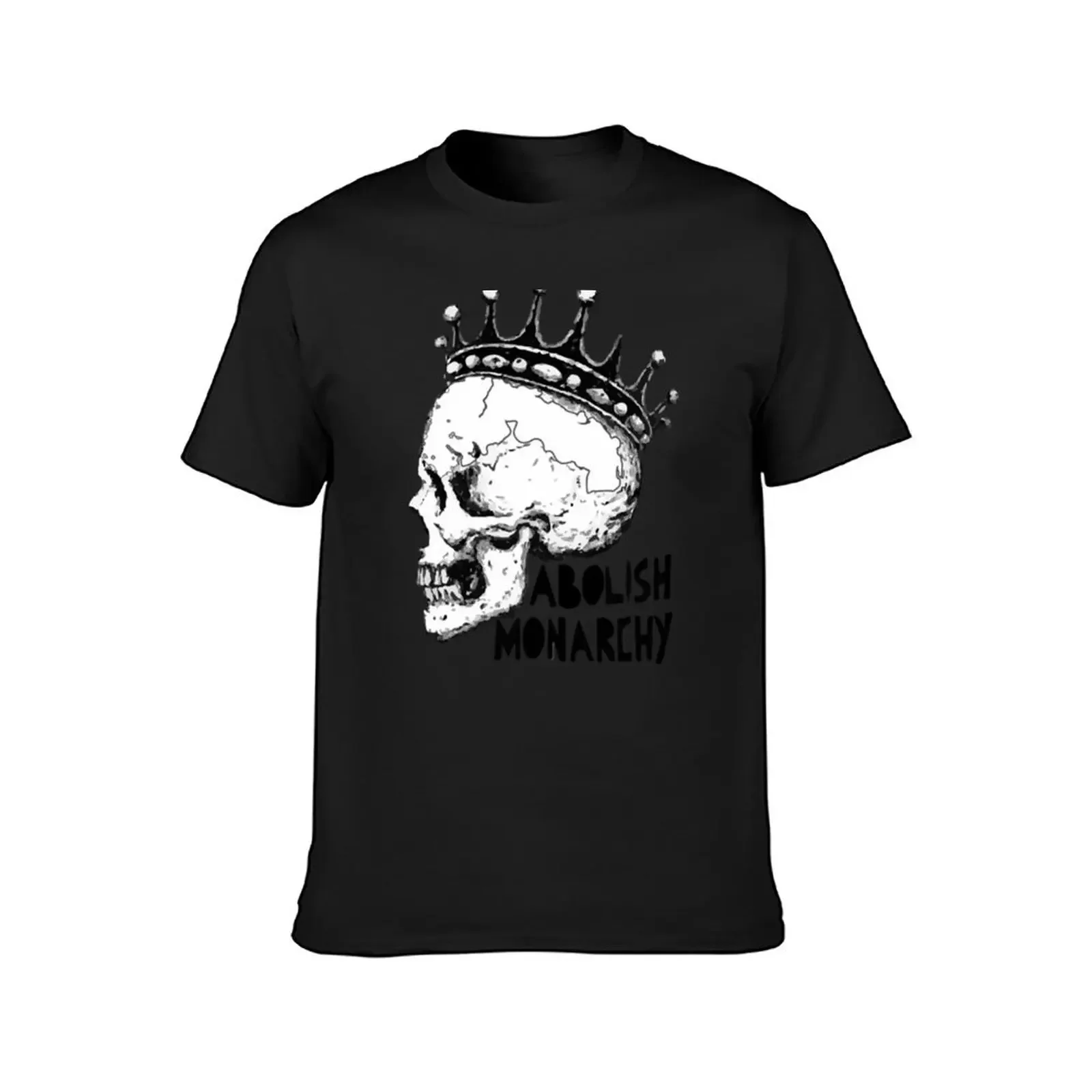 Anti Monarchy T-Shirt summer clothes cheap stuff street wear sublime plain black t shirts men