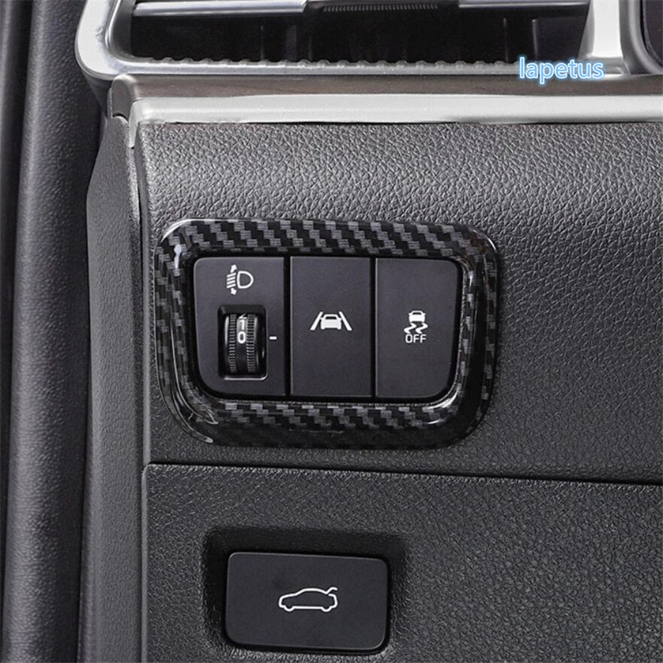 Steering Wheel Gear Shift Box Window Lift Button Headlamp Switch Cover Trim Car Accessories For KIA Optima / K5 GT 2020 - 2022