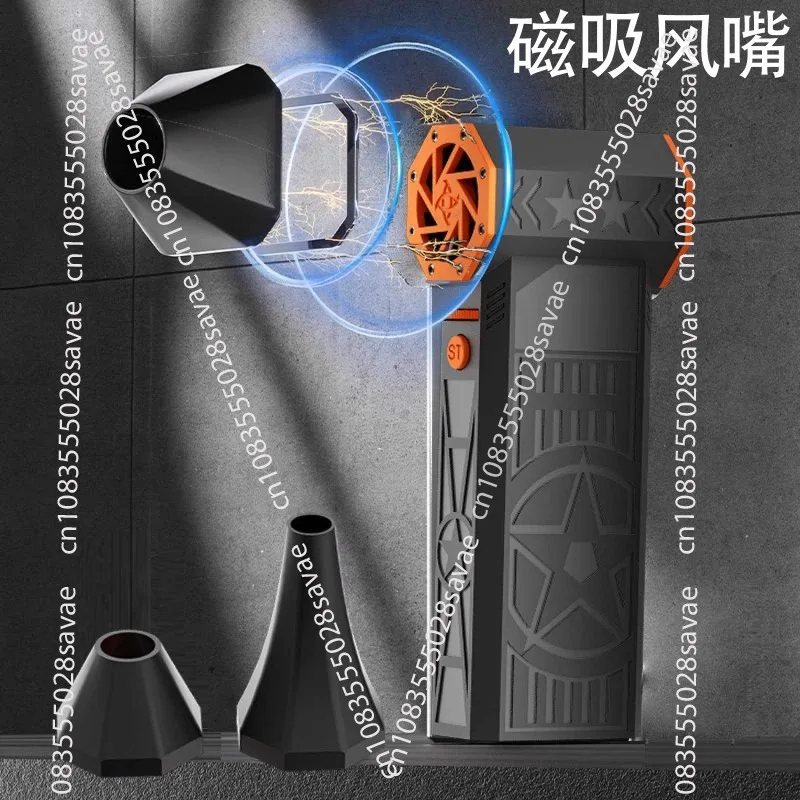 

Turbine Fan Handheld Brushless Motor Turbine 400g Wind Pressure Diy Small Fan Super Powerful Duct Blower Gun