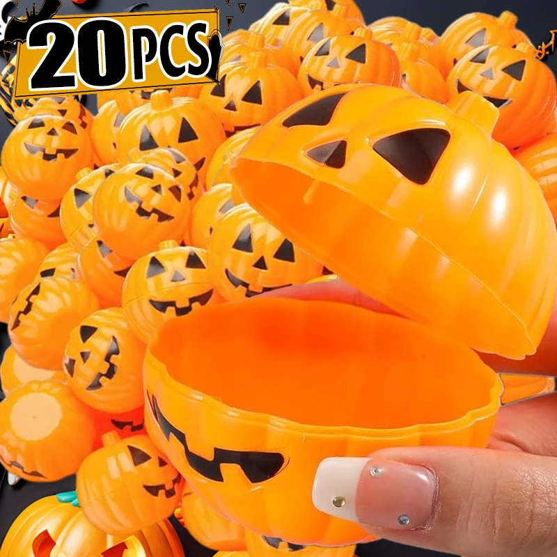 Mini Halloween Pumpkin Candy Boxes Cartoon Snacks Candy Boxes Gift Packaging Containers for Halloween Party Decoration Kids Gift