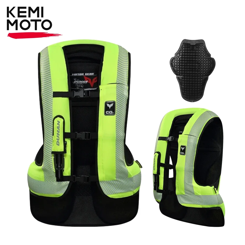 Motorcycle Air-bag Vest CE Protective Gear Jacket Air Bag Safety Protection Reflective Motorbike Motocross Racing Wear-resistant