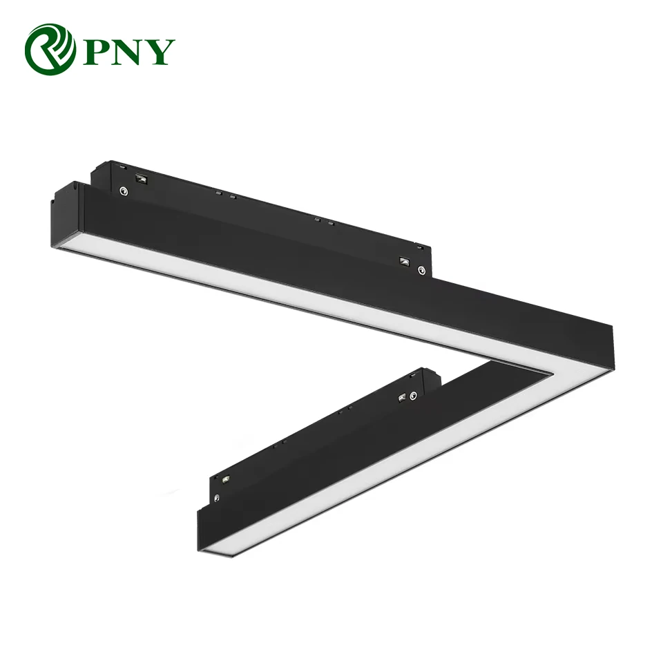 PNY LED Magnetic Track Light Corner Floodlight 48V DALI Dimmable Tuya Zigbee Dimming Smart Home Recessed Magnetic Corner Lamp